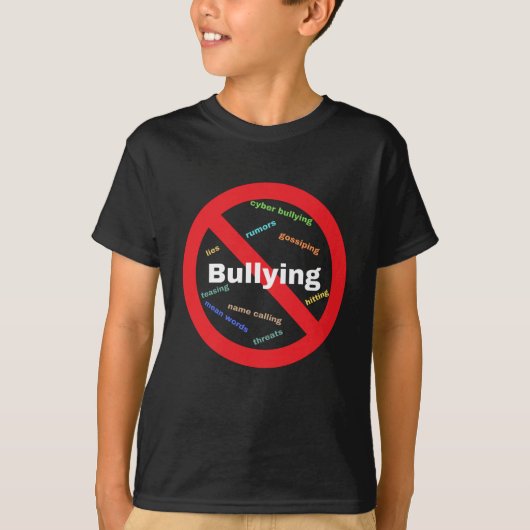 Stop the bullying t-shirt (Voorkant)