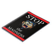 Stop the Madness Notebook Notitieboek (Linkerzijde)