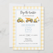 Stop the Traffic Construction Party Invitation Kaart (Voorkant)