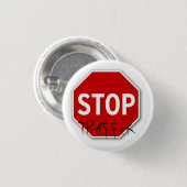 Stop, TRAFFicK Ronde Button 3,2 Cm (Voorkant /achterkant)