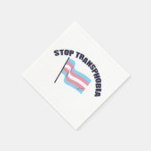 Stop transfobie servetten (Hoek)