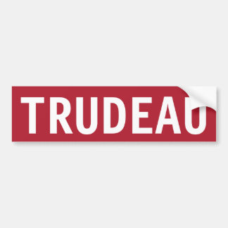 STOP TRUDEAU BUMPERSTICKER