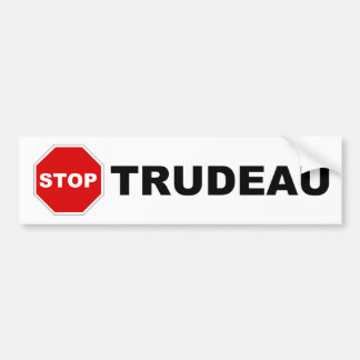 STOP TRUDEAU-Bumpersticker Bumpersticker