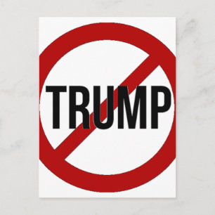 Stop Trump Briefkaart