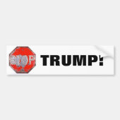 Stop Trump Bumpersticker (Voorkant)