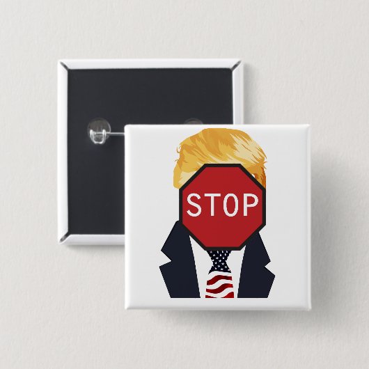 Stop Trump Button (Voorkant /achterkant)