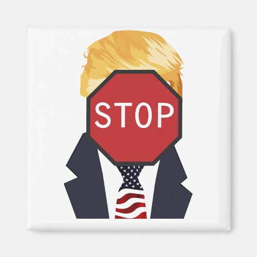 Stop Trump Magnet (Voorkant)