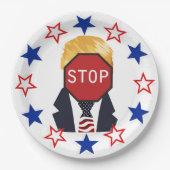 Stop Trump Paper Bord (Voorkant)