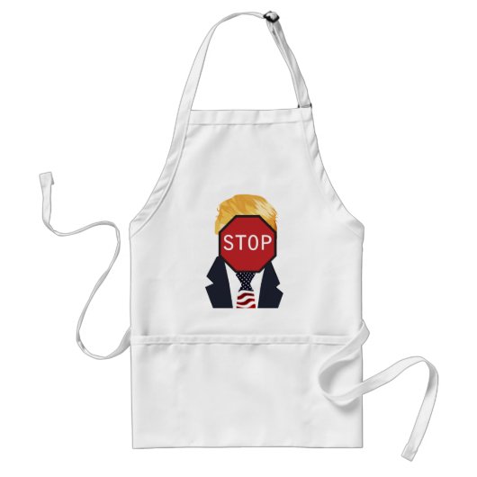 Stop Trump-Schort Standaard Schort (Voorkant)