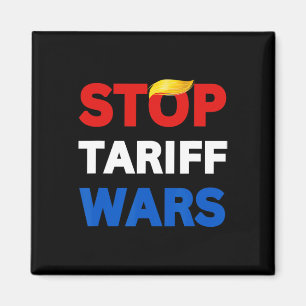 Stop Trump Stop Handelsoorlogen Stop Tariefoorloge Magneet