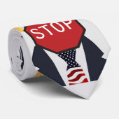Stop Trump-Stropdas Stropdas (Opgerold)