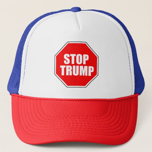 "STOP TRUMP" TRUCKER PET (Voorkant)