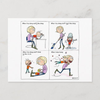 Stop Trying Briefkaart