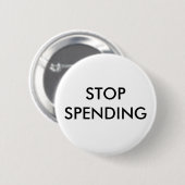 STOP-UITSTAND RONDE BUTTON 5,7 CM (Voorkant /achterkant)