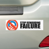 STOP VAN MISLUKKING VAN BEWUSTMAKING BUMPERSTICKER (Op auto)