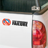 STOP VAN MISLUKKING VAN BEWUSTMAKING BUMPERSTICKER (Op Truck)