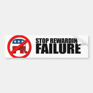 STOP VAN MISLUKKING VAN BEWUSTMAKING BUMPERSTICKER