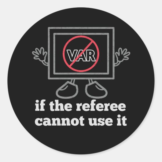 Stop var Sticker (Voorkant)