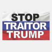 Stop verrader Trump Sticker (Voorkant)