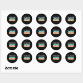 Stop Vervuiling Plastic Zee Milieubescherming Ronde Sticker (Vel)