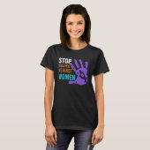 Stop Violence Against Women s T-shirt (Voorkant volledig)