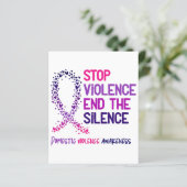 Stop Violence and the Silence Domestic Violence Aw (Staand voorkant)