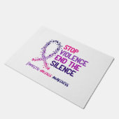 Stop Violence and the Silence Domestic Violence Aw Deurmat (Schuin)