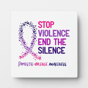 Stop Violence and the Silence Domestic Violence Aw Fotoplaat