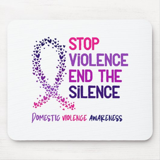 Stop Violence and the Silence Domestic Violence Aw Muismat (Voorkant)