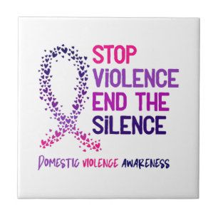 Stop Violence and the Silence Domestic Violence Aw Tegeltje