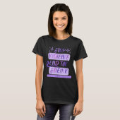Stop Violence End The Silence Domestic Violence T-shirt (Voorkant volledig)
