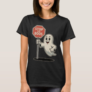 Stop voor boeken Halloween Ghost Safety Patrol T-shirt
