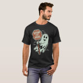 Stop voor boeken Halloween Ghost Trunk of Treat T-shirt (Voorkant volledig)