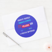 Stop Vooroordelen (alt) Sticker (Envelop)