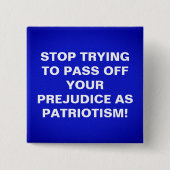 STOP VOOROORDELEN BUTTON (Voorkant)