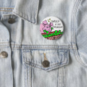 STOP WALL STREET GREET RONDE BUTTON 5,7 CM (In situ)