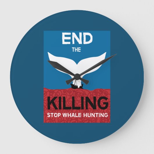 Stop walvisjacht | Bescherming van de zeescheepvaa Grote Klok (Voorkant)
