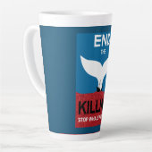 Stop walvisjacht | Bescherming van de zeescheepvaa Latte Mok (Linkerhoek)