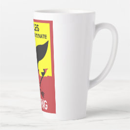 Stop walvisjacht | Bescherming van de zeescheepvaa Latte Mok