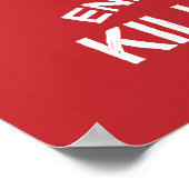 Stop walvisjacht | Bescherming van de zeescheepvaa Poster (Hoek)