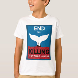 Stop walvisjacht | Bescherming van de zeescheepvaa T-shirt