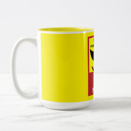 Stop walvisjacht | Bescherming van de zeescheepvaa Tweekleurige Koffiemok