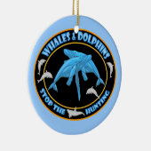 Stop walvisjacht keramisch ornament (Rechts)