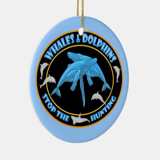 Stop walvisjacht keramisch ornament (Rechts)