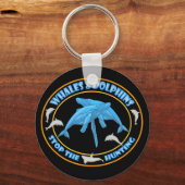 Stop walvisjacht sleutelhanger (Voorkant)