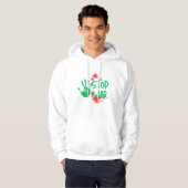 Stop War – Bold Handprint Anti-War Graphic Design Hoodie (Voorkant volledig)