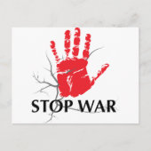 STOP WAR BRIEFKAART (Voorkant)
