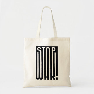 Stop War Hippie Activist Cotton Bag Tote Bag