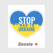 Stop War in Ukraine Sticker (Vel)