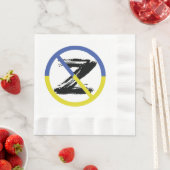 Stop war in Ukraine Throw Pillow Servet (Insitu)